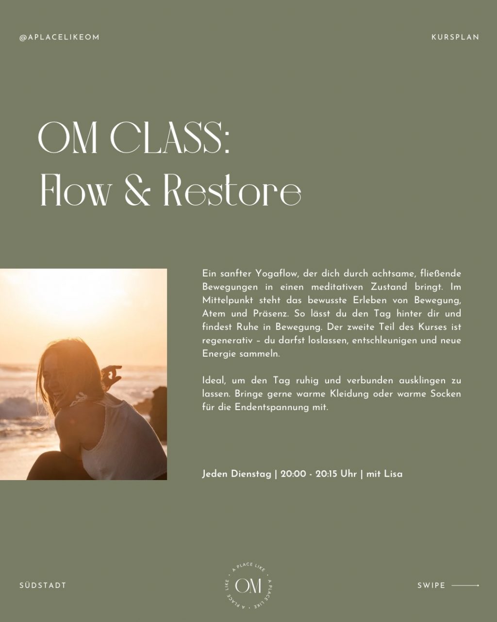 Instagram post from aplacelikeom. This post is in position 1.