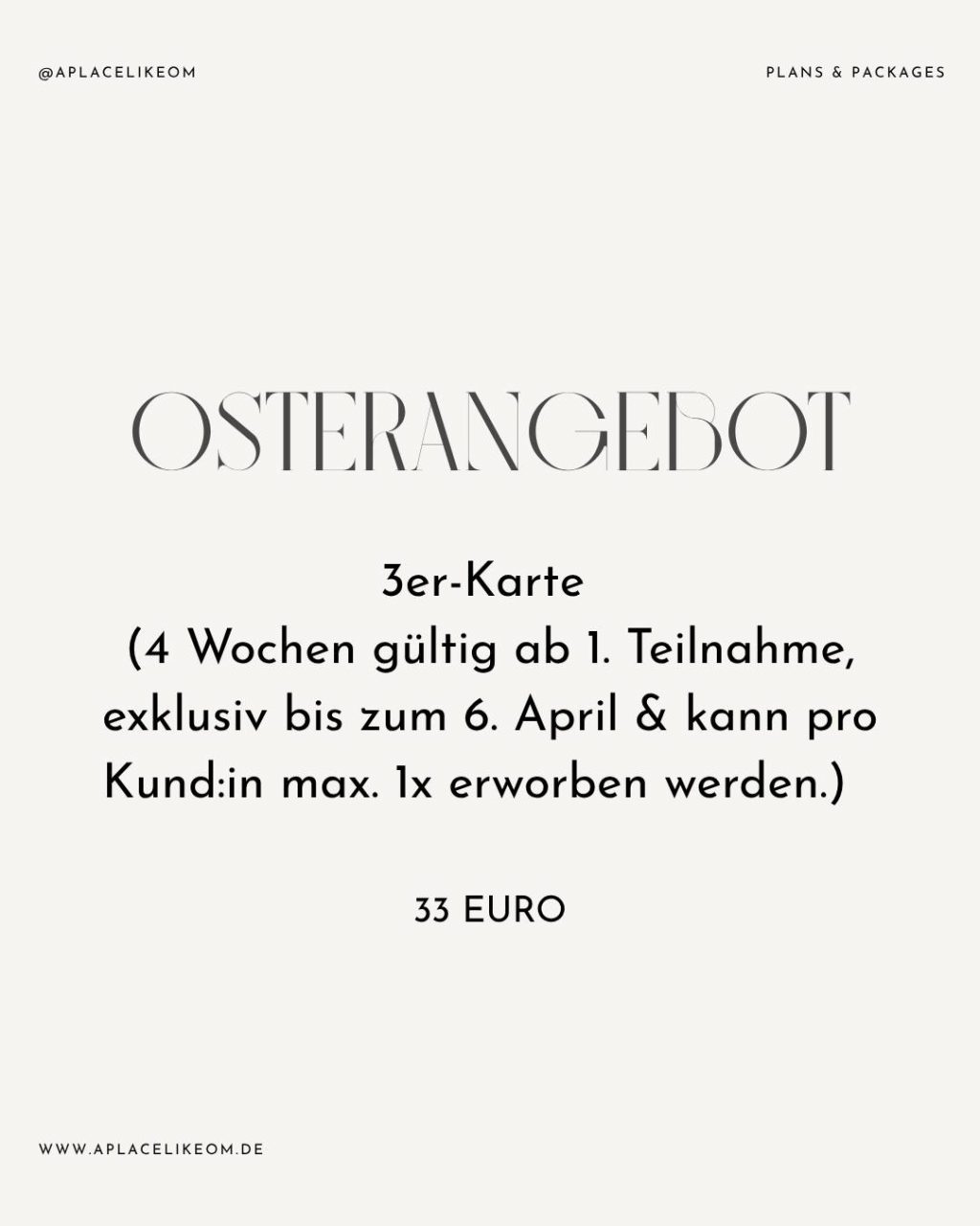 Instagram post from aplacelikeom. This post is in position 1.