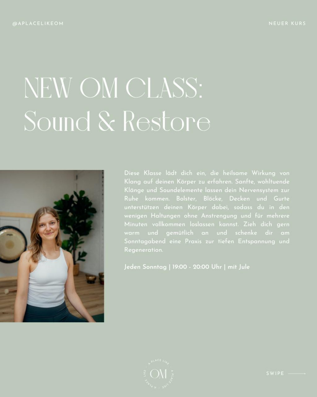 Instagram post from aplacelikeom. This post is in position 2.