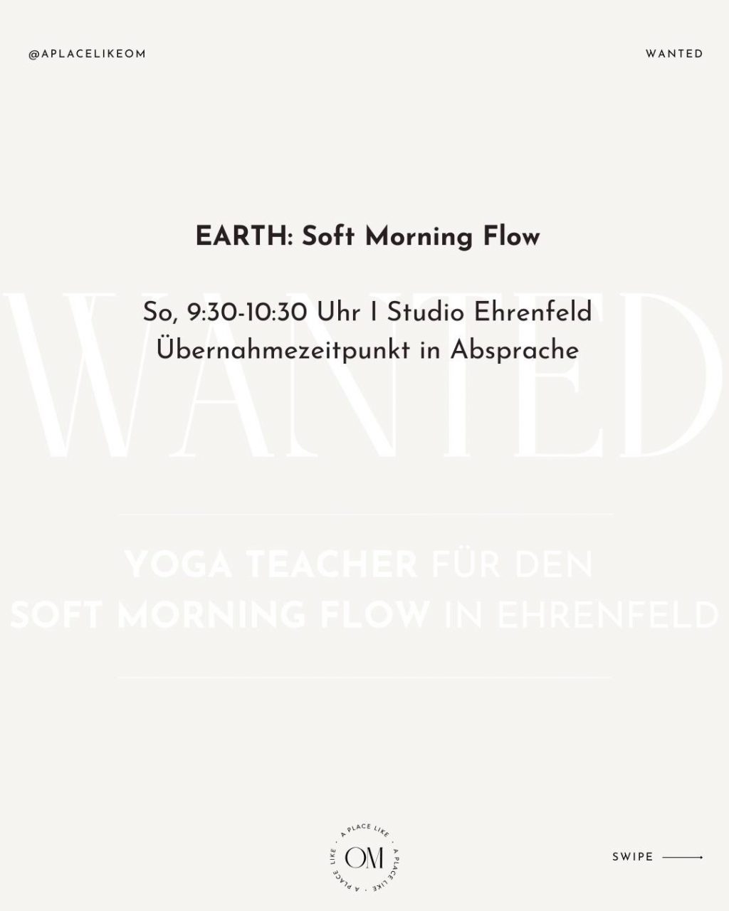 Instagram post from aplacelikeom. This post is in position 1.