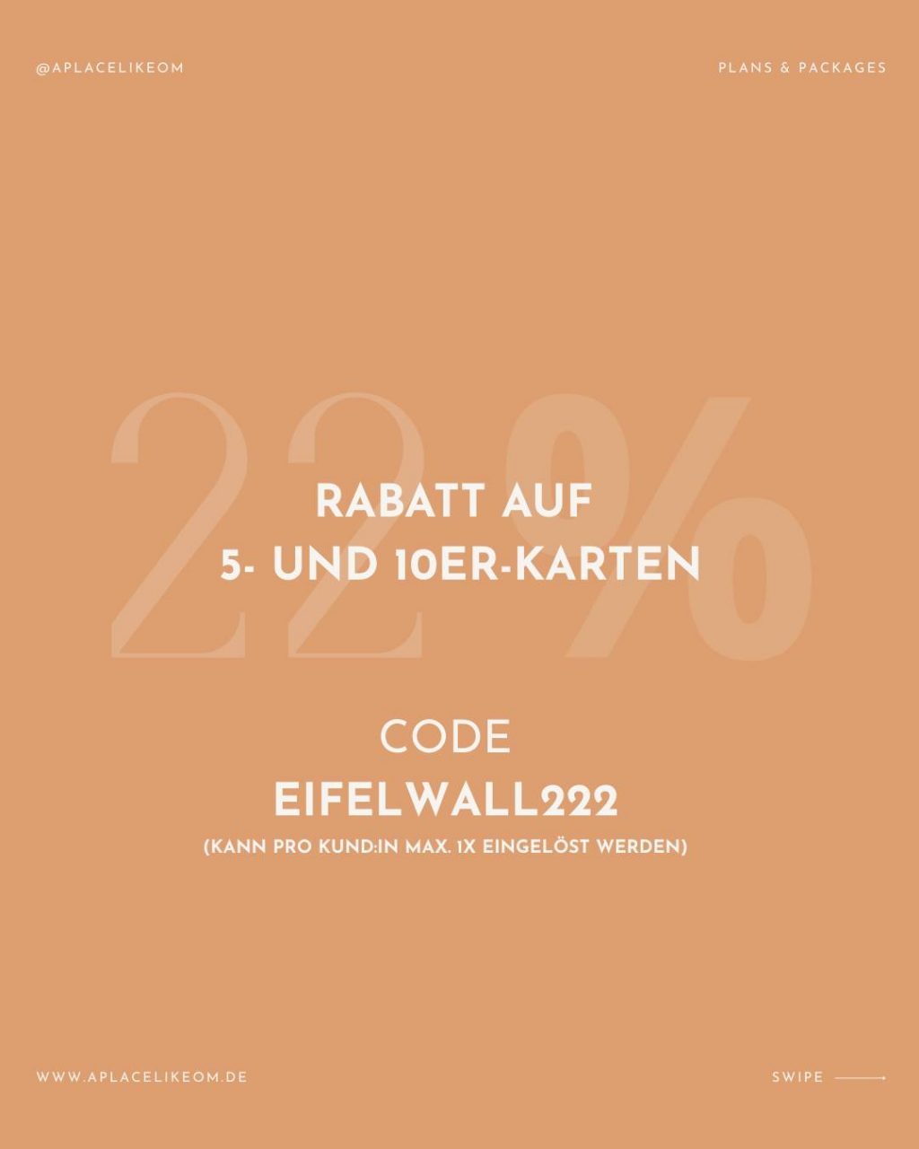 Instagram post from aplacelikeom. This post is in position 1.