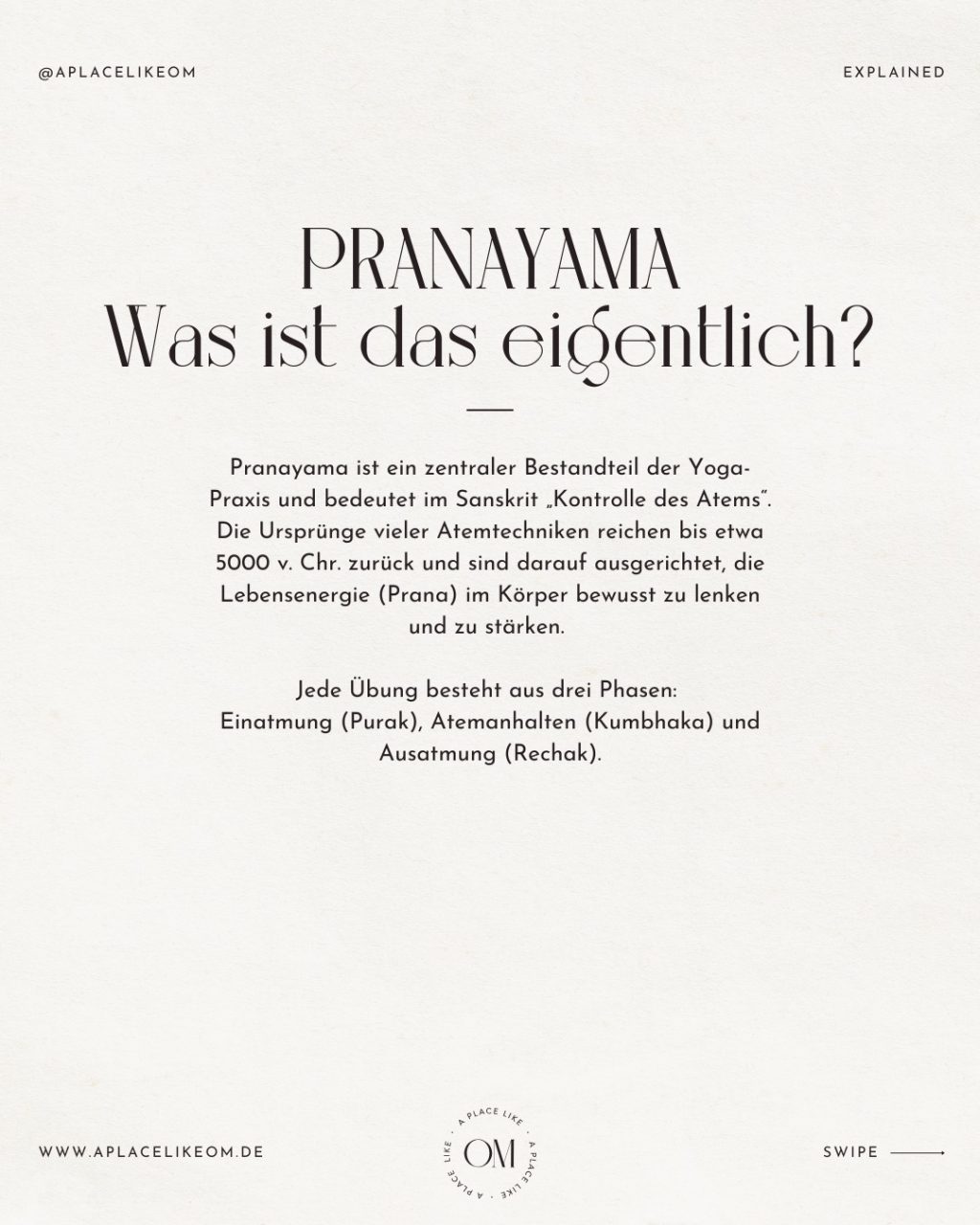 Instagram post from aplacelikeom. This post is in position 1.